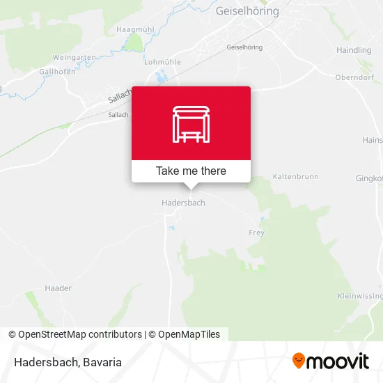 Карта Hadersbach