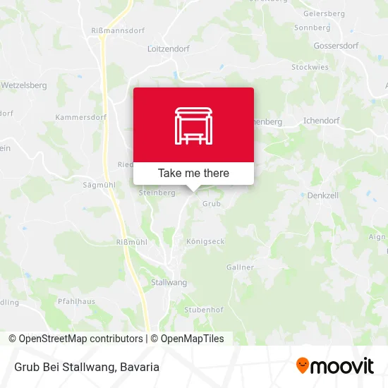 Grub Bei Stallwang map