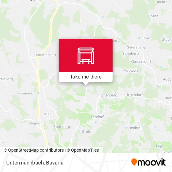Карта Untermannbach