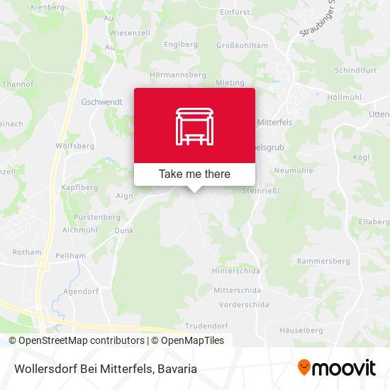 Wollersdorf Bei Mitterfels map