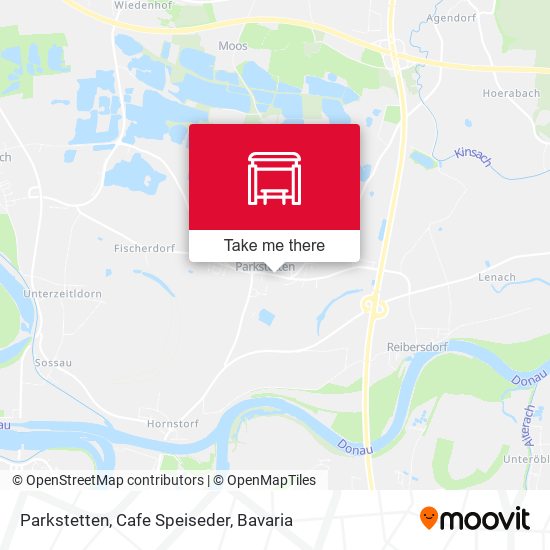 Parkstetten, Cafe Speiseder map