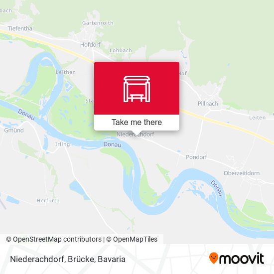 Niederachdorf, Brücke map