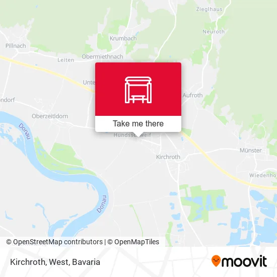 Карта Kirchroth, West
