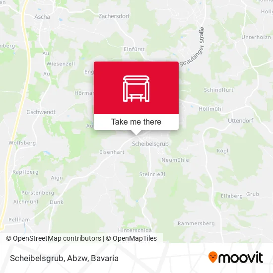 Карта Scheibelsgrub, Abzw