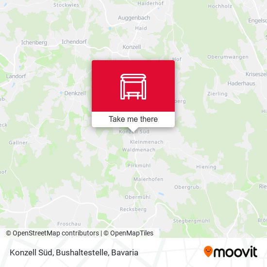 Konzell Süd, Bushaltestelle map