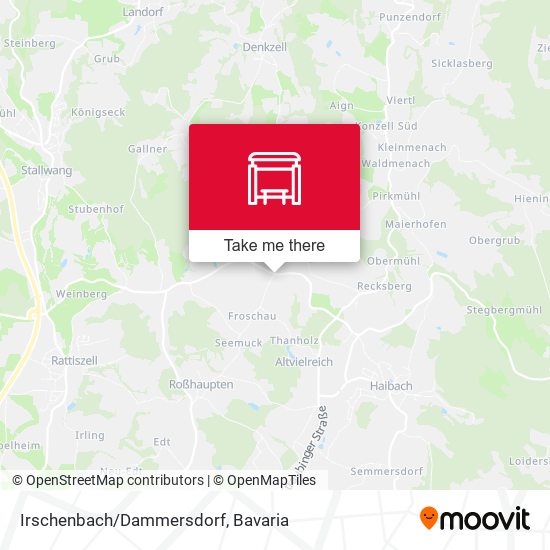 Irschenbach/Dammersdorf map