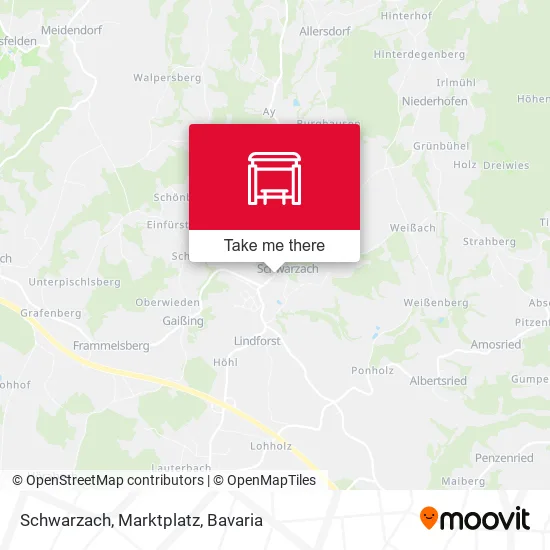 Карта Schwarzach, Marktplatz