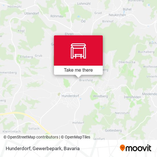 Hunderdorf, Gewerbepark map