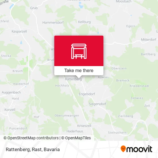 Карта Rattenberg, Rast
