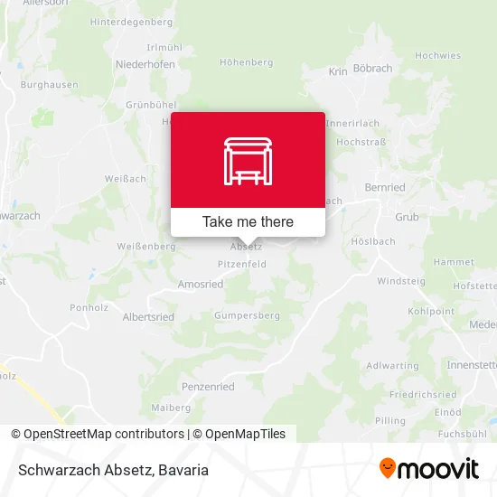 Карта Schwarzach Absetz
