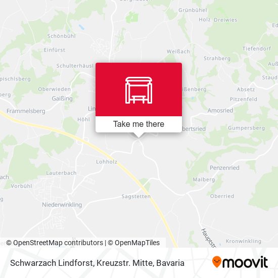 Schwarzach Lindforst, Kreuzstr. Mitte map