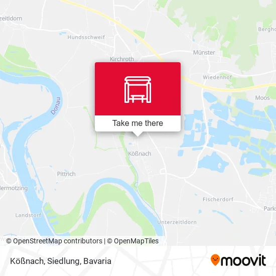 Карта Kößnach, Siedlung