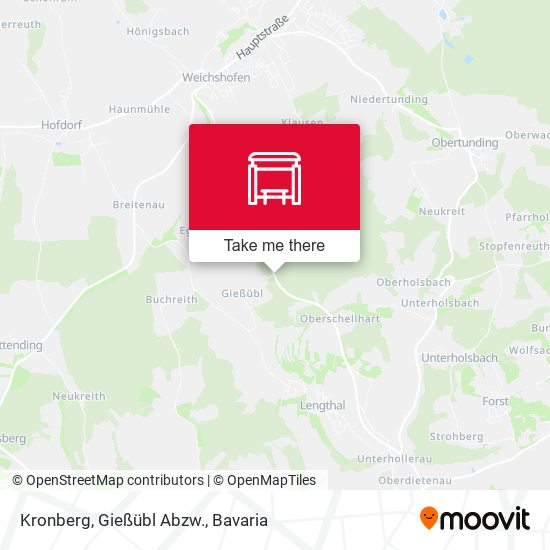 Kronberg, Gießübl Abzw. map
