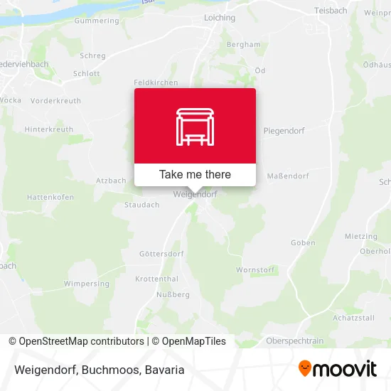 Карта Weigendorf, Buchmoos