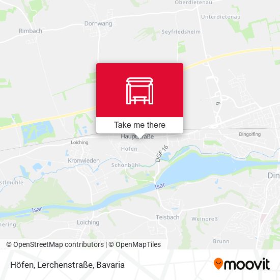 Höfen, Lerchenstraße map