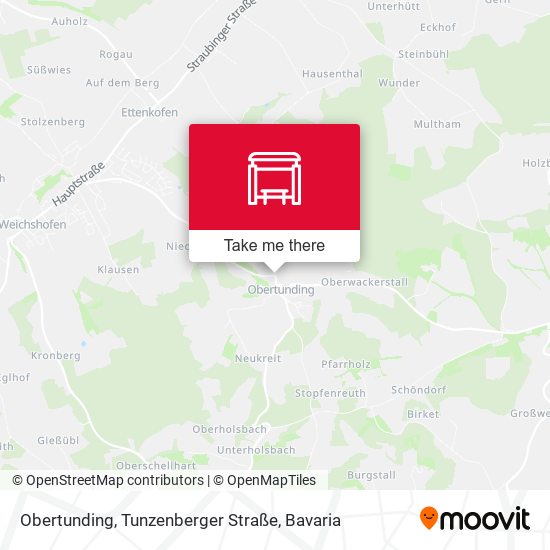 Obertunding, Tunzenberger Straße map