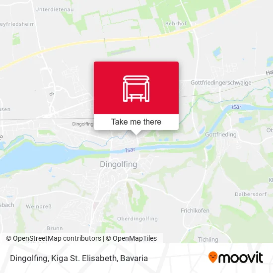 Карта Dingolfing, Kiga St. Elisabeth