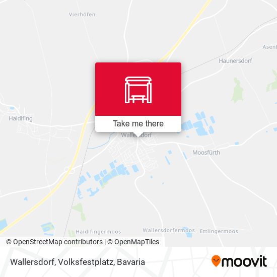 Wallersdorf, Volksfestplatz map