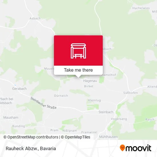 Карта Rauheck Abzw.