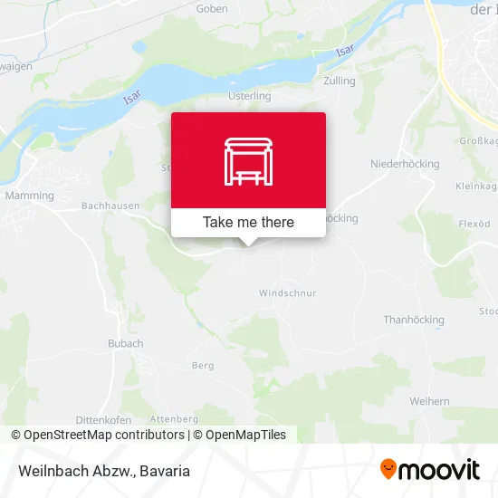 Карта Weilnbach Abzw.