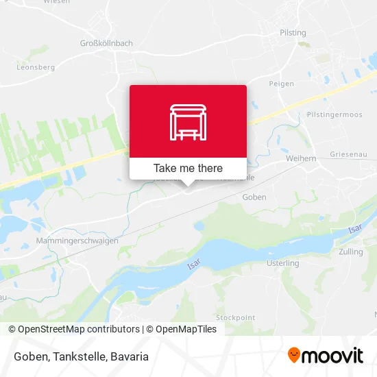 Карта Goben, Tankstelle