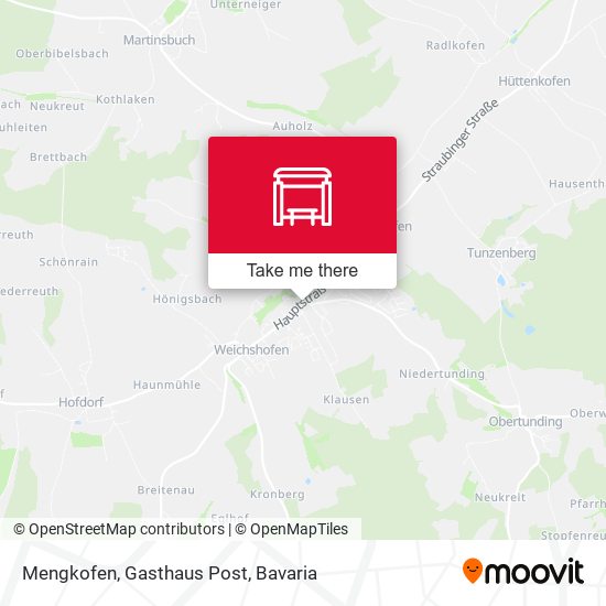 Mengkofen, Gasthaus Post map