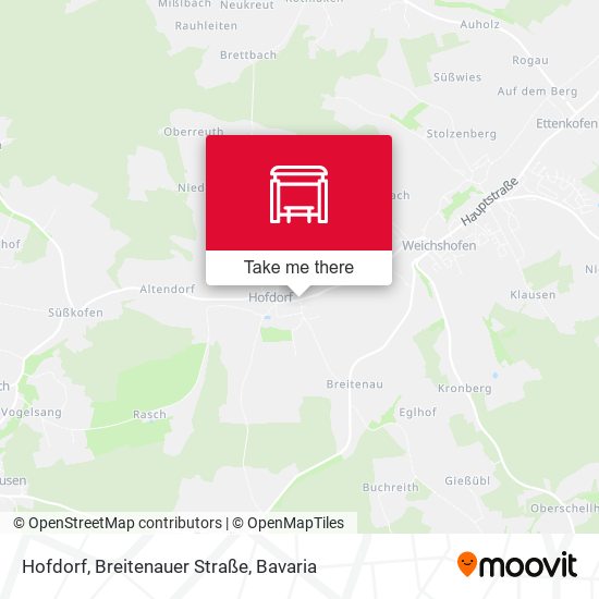 Hofdorf, Breitenauer Straße map