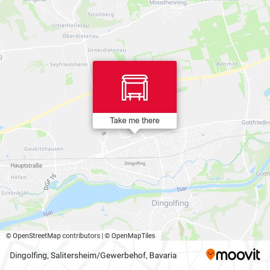 Dingolfing, Salitersheim / Gewerbehof map
