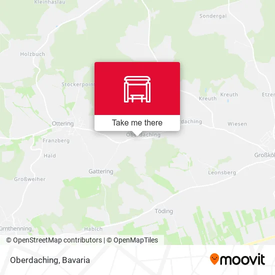 Карта Oberdaching