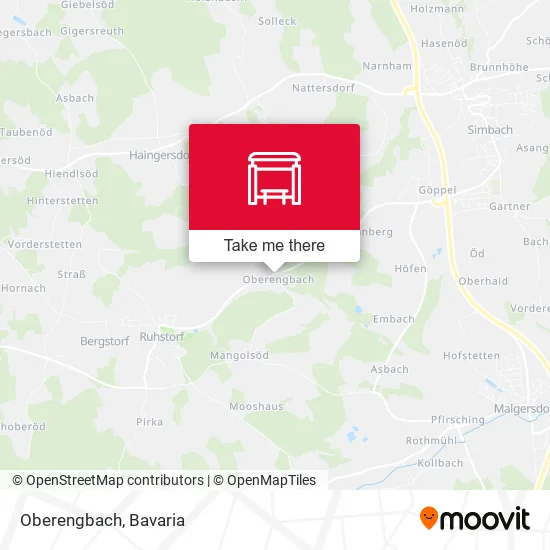 Карта Oberengbach