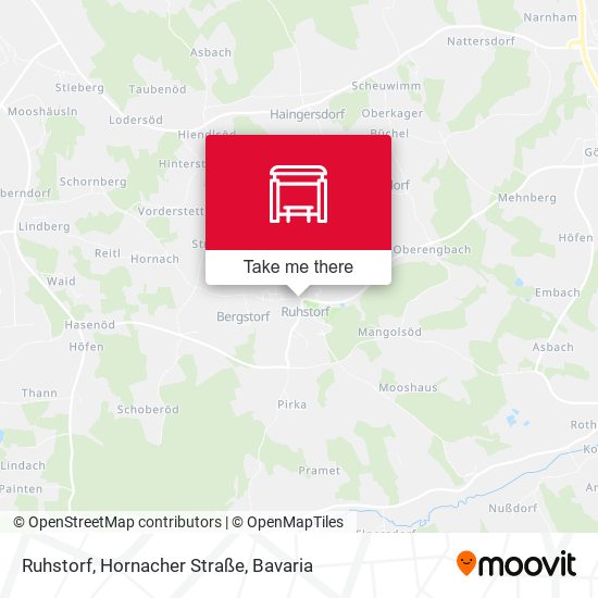 Ruhstorf, Hornacher Straße map