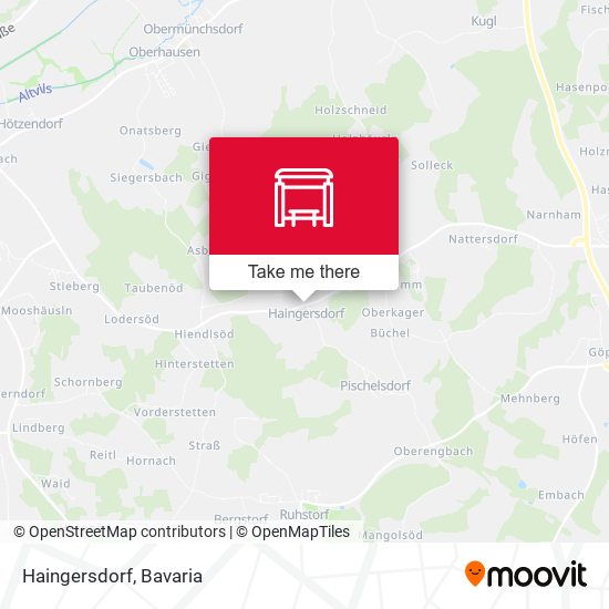 Haingersdorf map