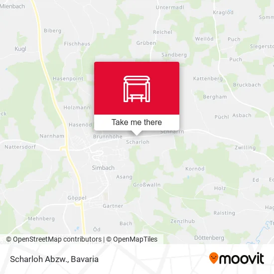 Карта Scharloh Abzw.