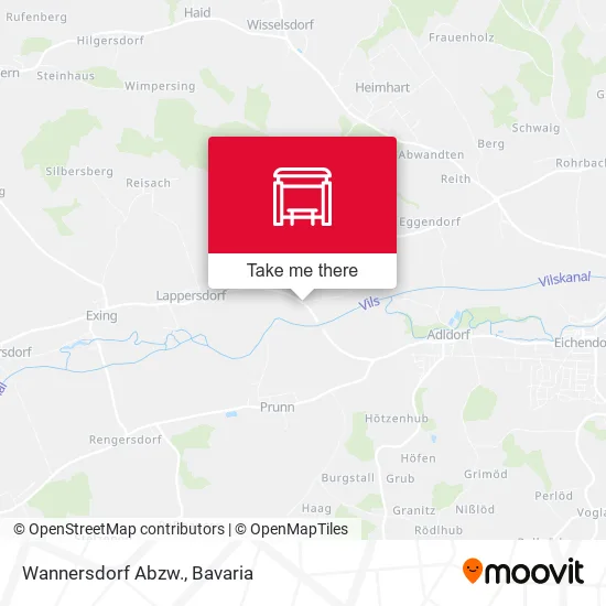 Карта Wannersdorf Abzw.