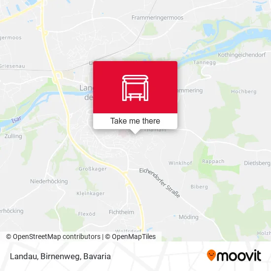 Карта Landau, Birnenweg