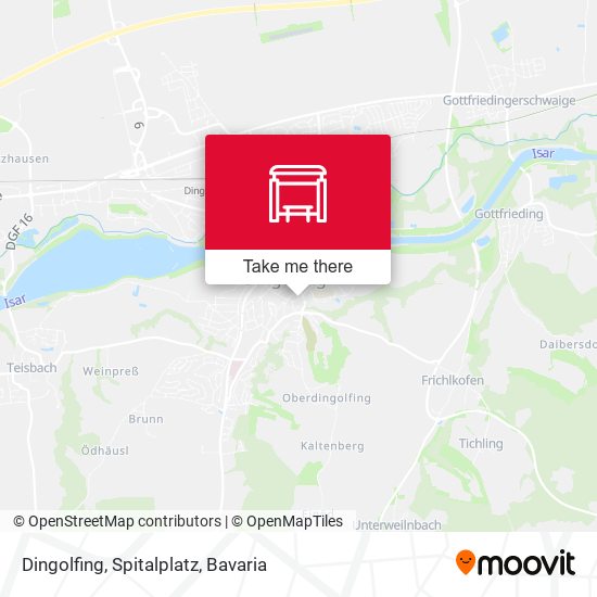Dingolfing, Spitalplatz map