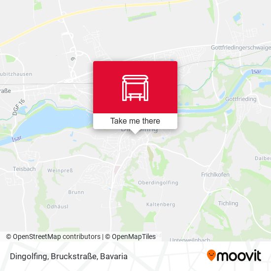 Dingolfing, Bruckstraße map