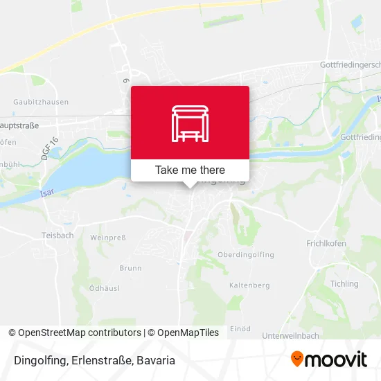 Карта Dingolfing, Erlenstraße
