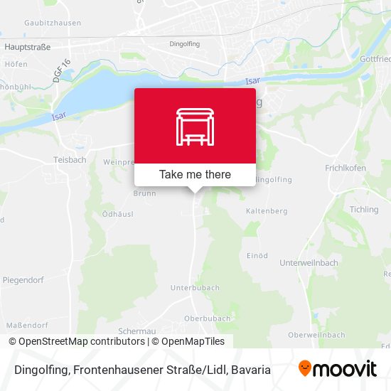 Карта Dingolfing, Frontenhausener Straße / Lidl