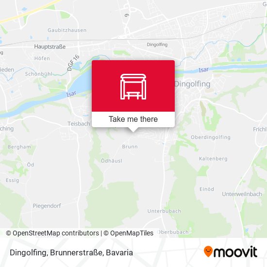 Dingolfing, Brunnerstraße map