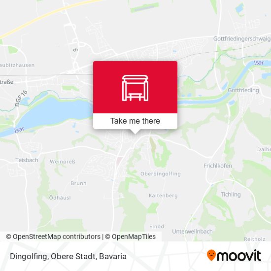 Dingolfing, Obere Stadt map
