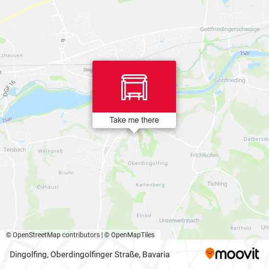 Карта Dingolfing, Oberdingolfinger Straße