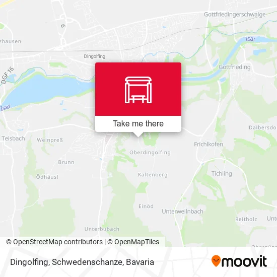 Карта Dingolfing, Schwedenschanze