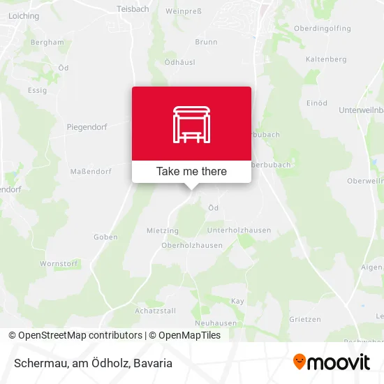 Карта Schermau, am Ödholz