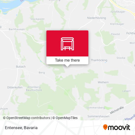 Карта Entensee