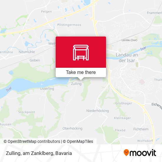 Zulling, am Zanklberg map