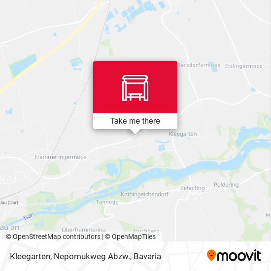 Карта Kleegarten, Nepomukweg Abzw.