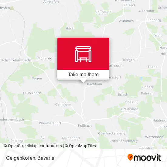 Карта Geigenkofen