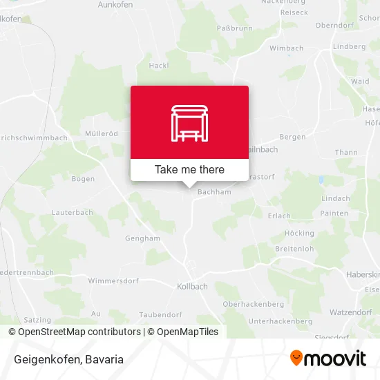 Карта Geigenkofen