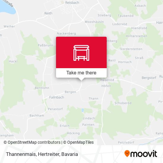 Thannenmais, Hertreiter map